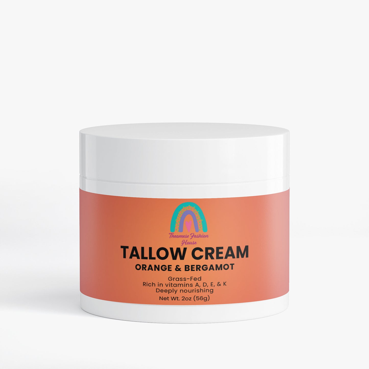 Tallow Cream Orange & Bergamot