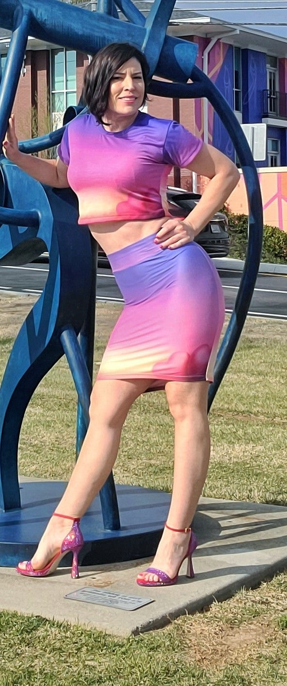 Loving Light- Pencil Skirt