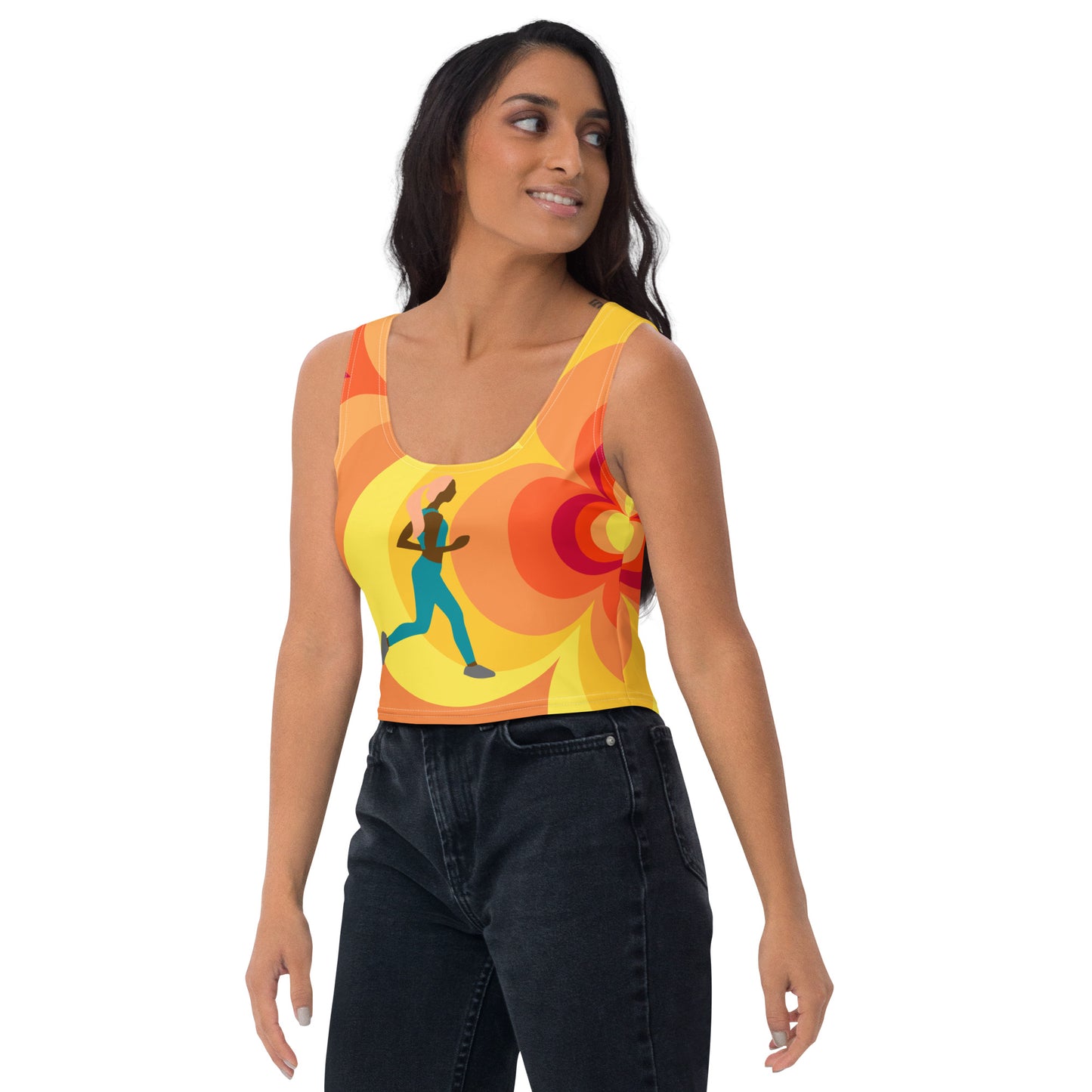 Relaxing Jog-Crop Top