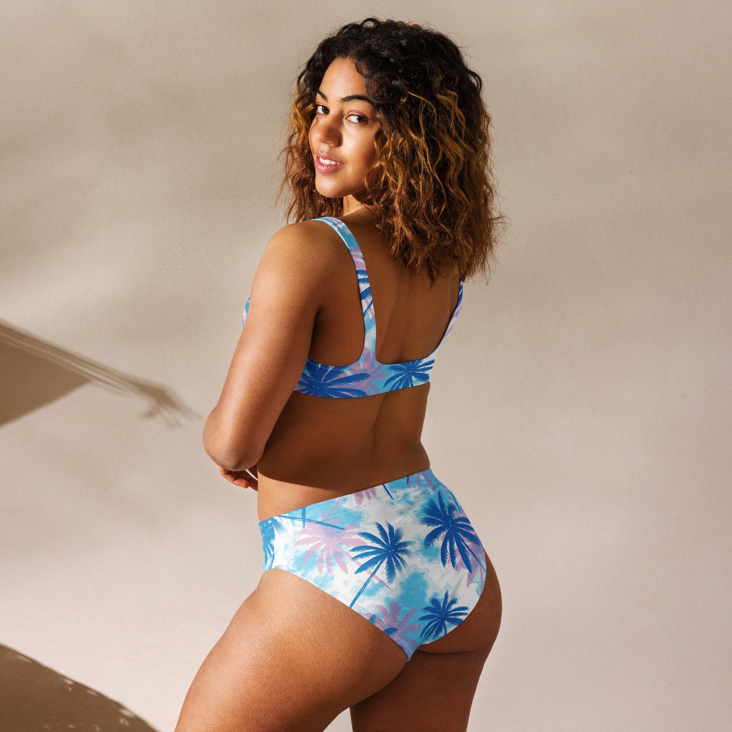 Tropical Breeze High-Waisted Bikini