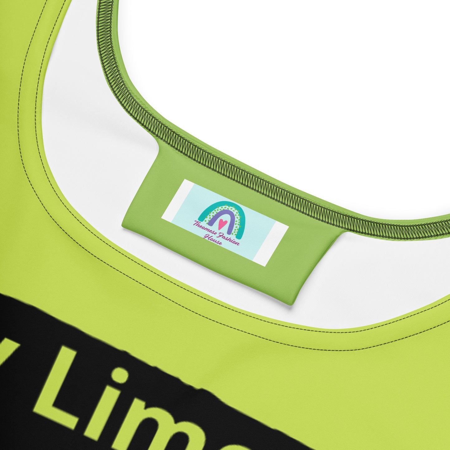 Key Lime Pie-Flare Dress (Green icing with back art)