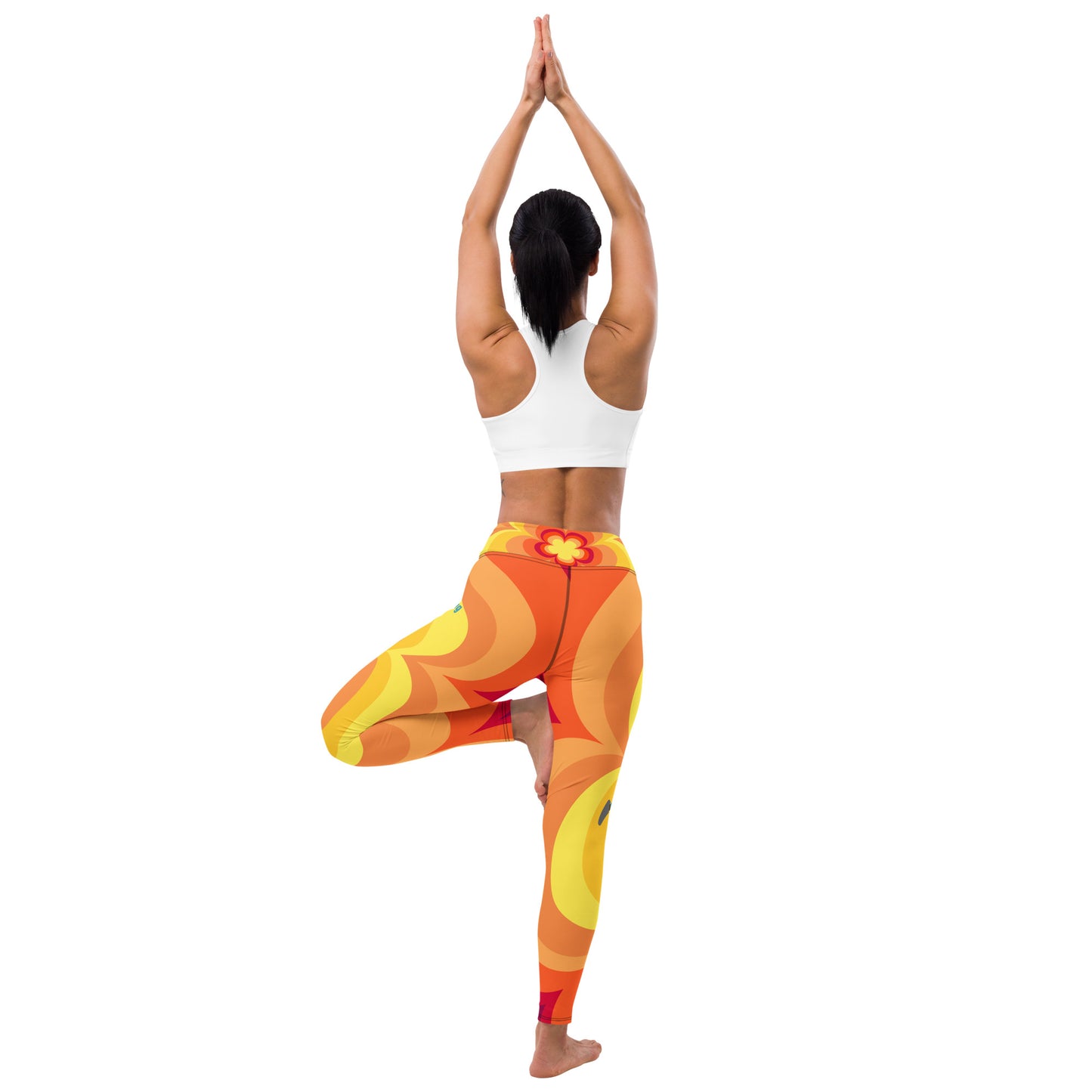 Relaxing Jog- Sunset Yoga Leggings