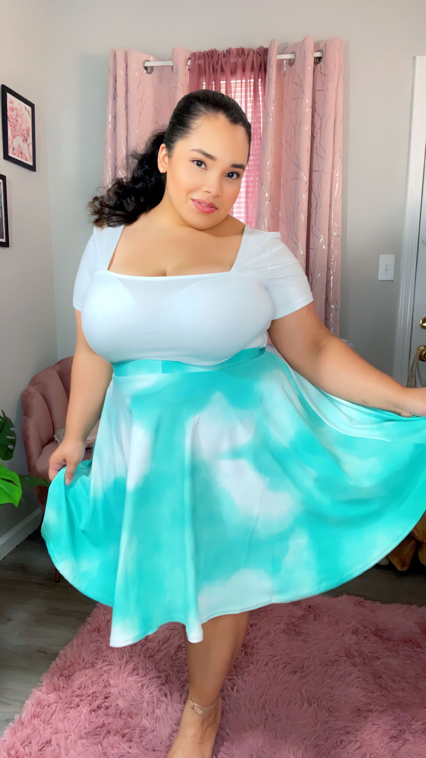 Cloud 9-Flare Skirt