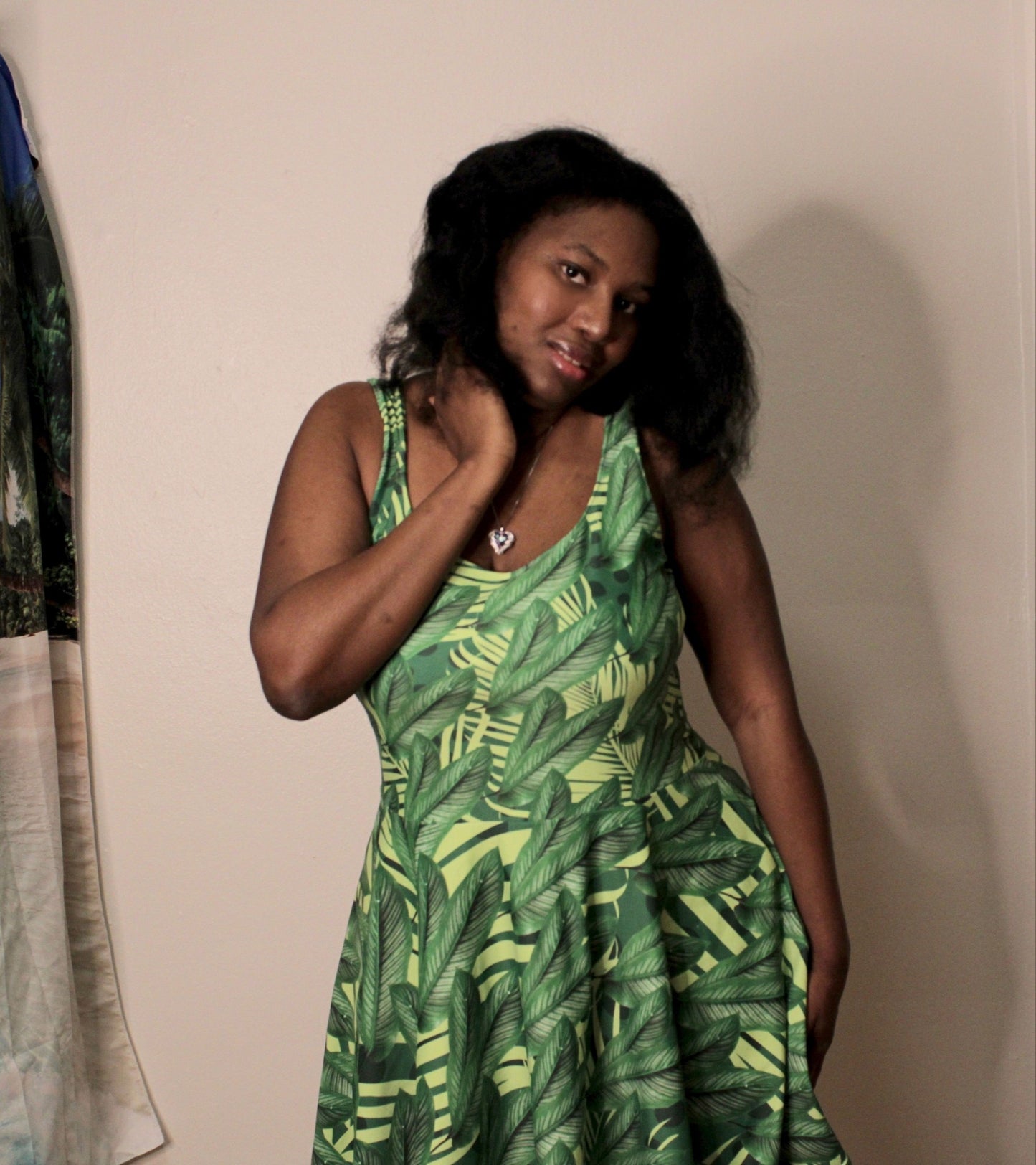 Nature Girl Dress- Jungle Green