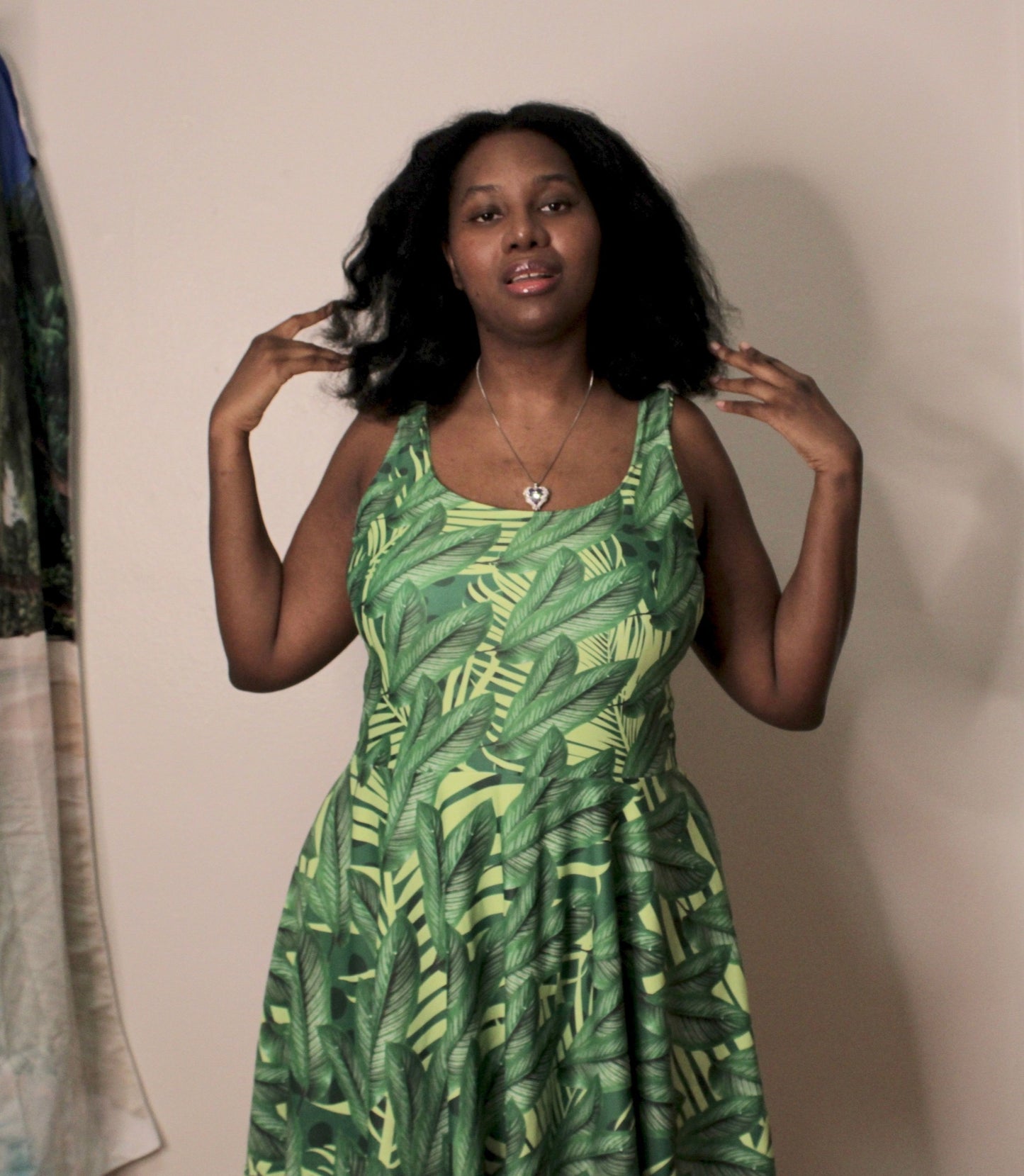 Nature Girl Dress- Jungle Green