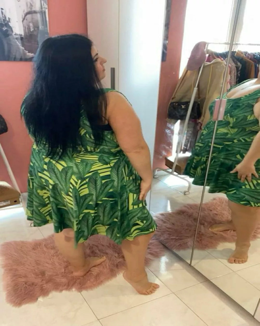 Nature Girl Dress- Jungle Green