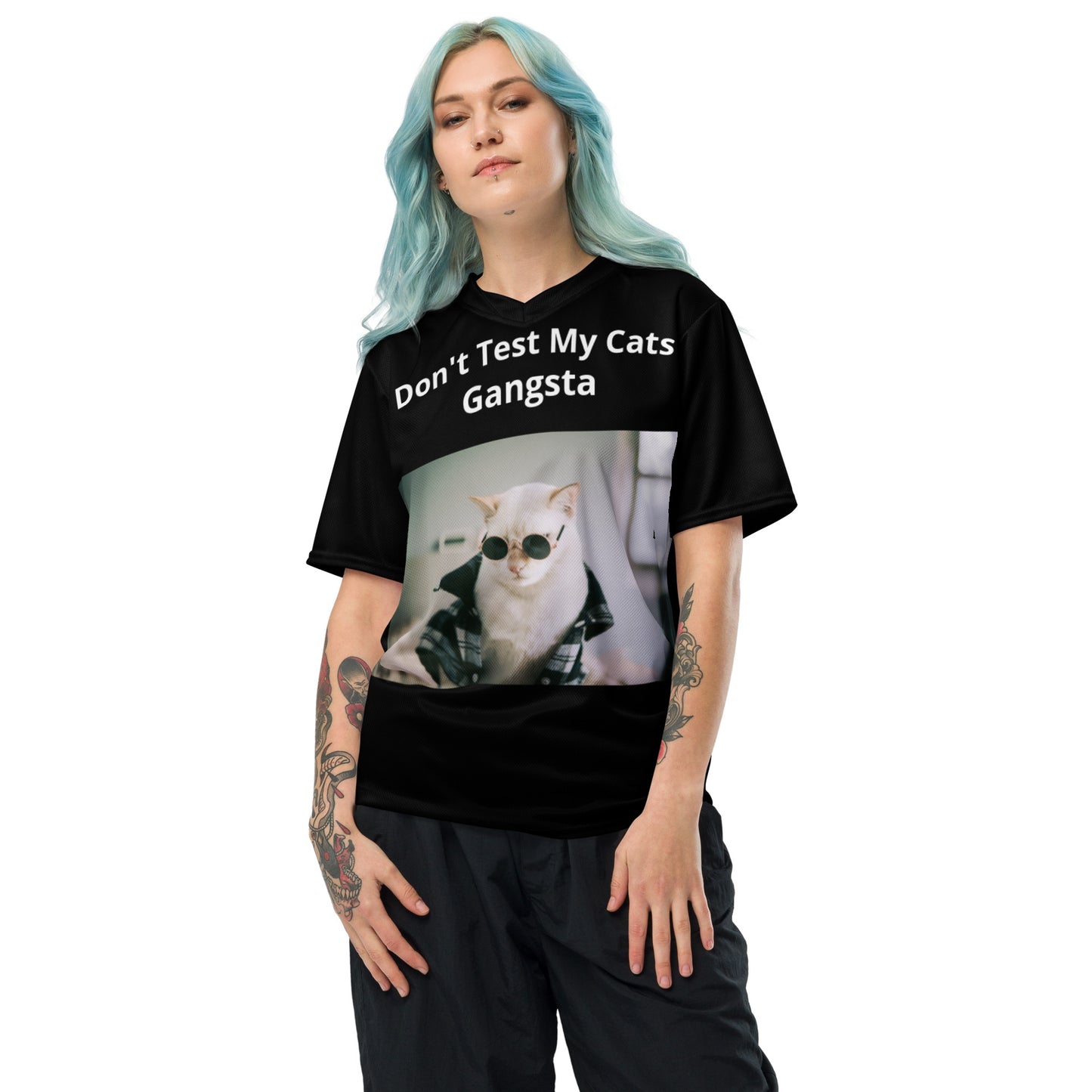 Gangsta Cat-Unisex Tshirt