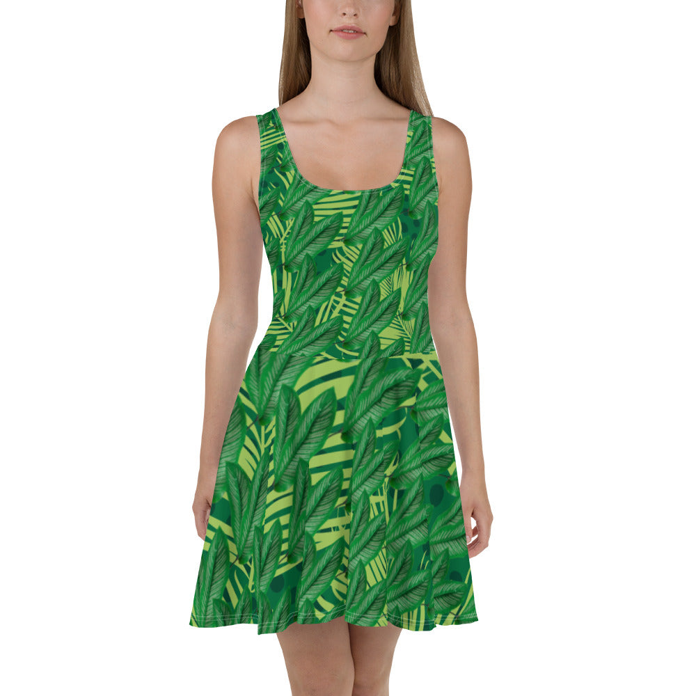 Nature Girl Dress- Jungle Green
