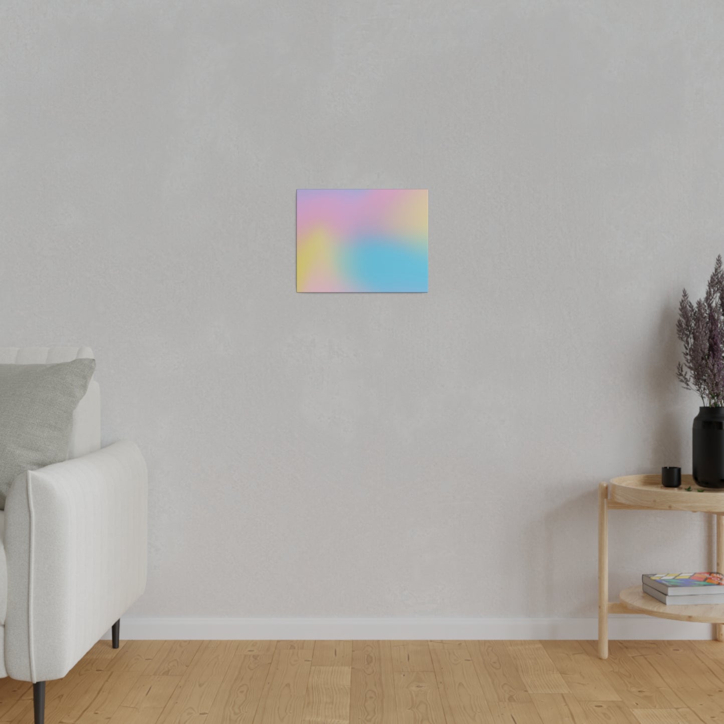 Fluffy Rainbow-Matte Canvas, Stretched 0.75