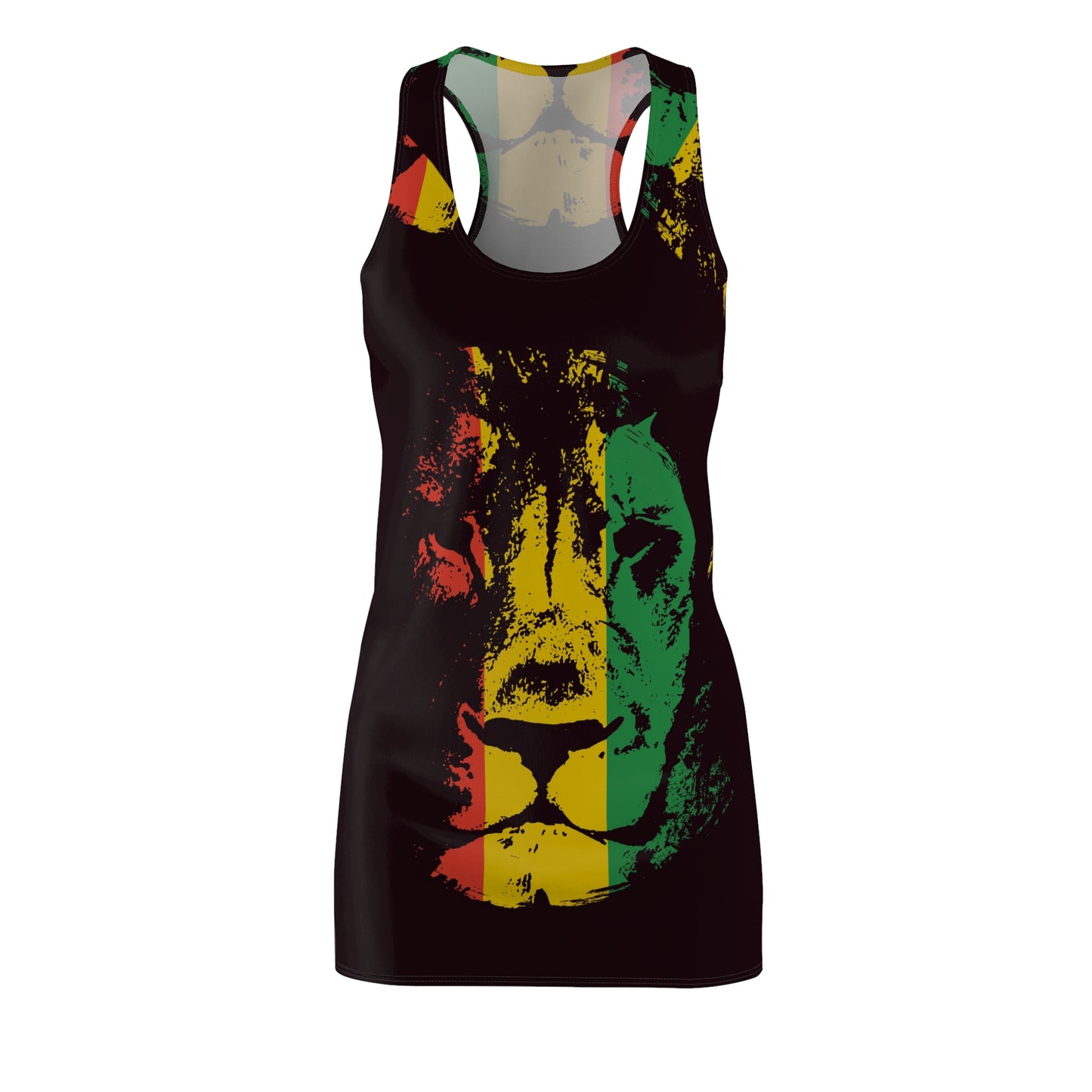 Rasta Lion 2-Racerback Dress