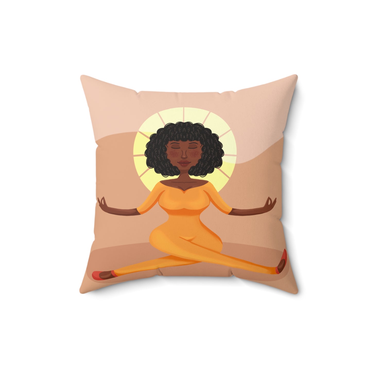 Stay in the Light-Spun Polyester Square Pillow