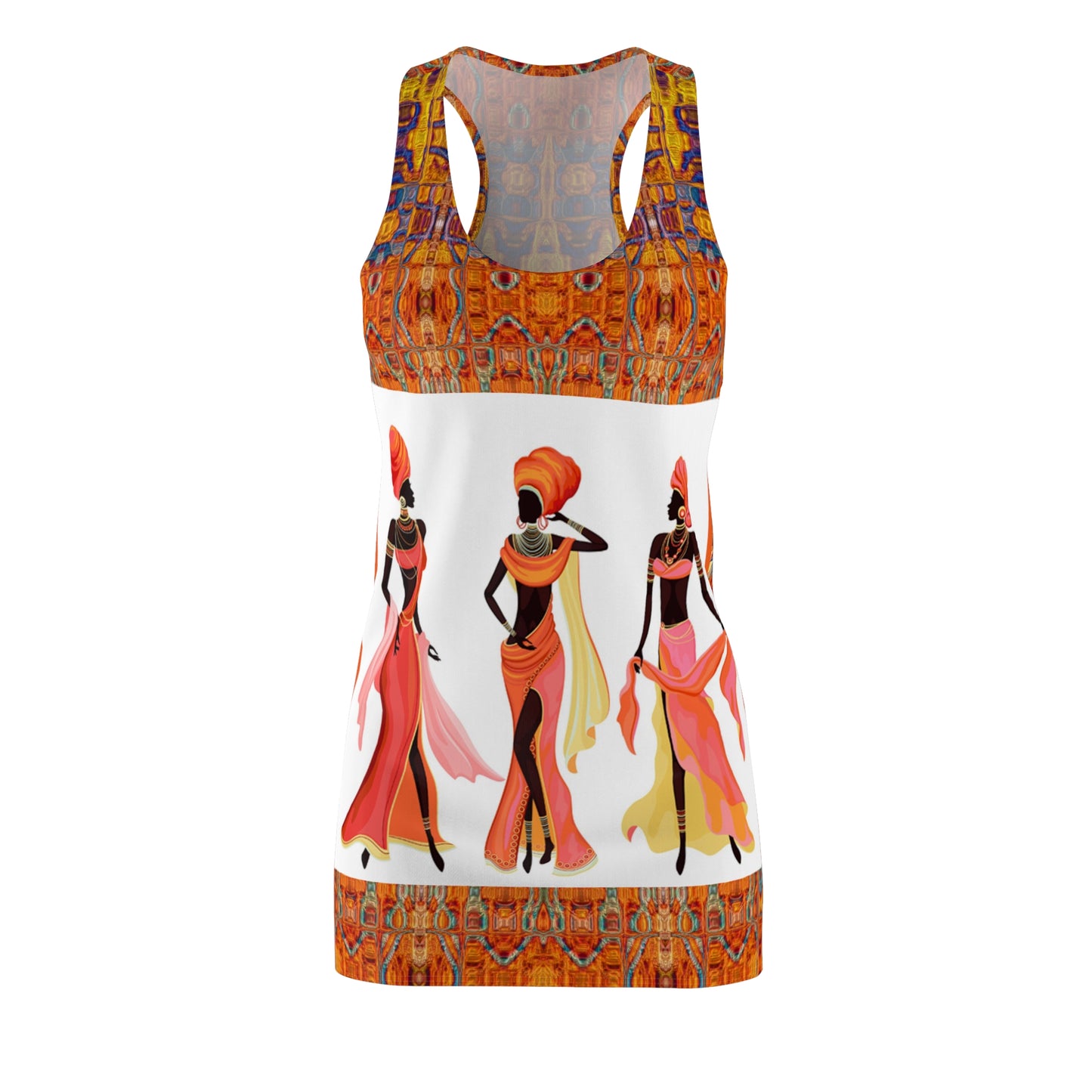 Royal African Women-Racerback Dress