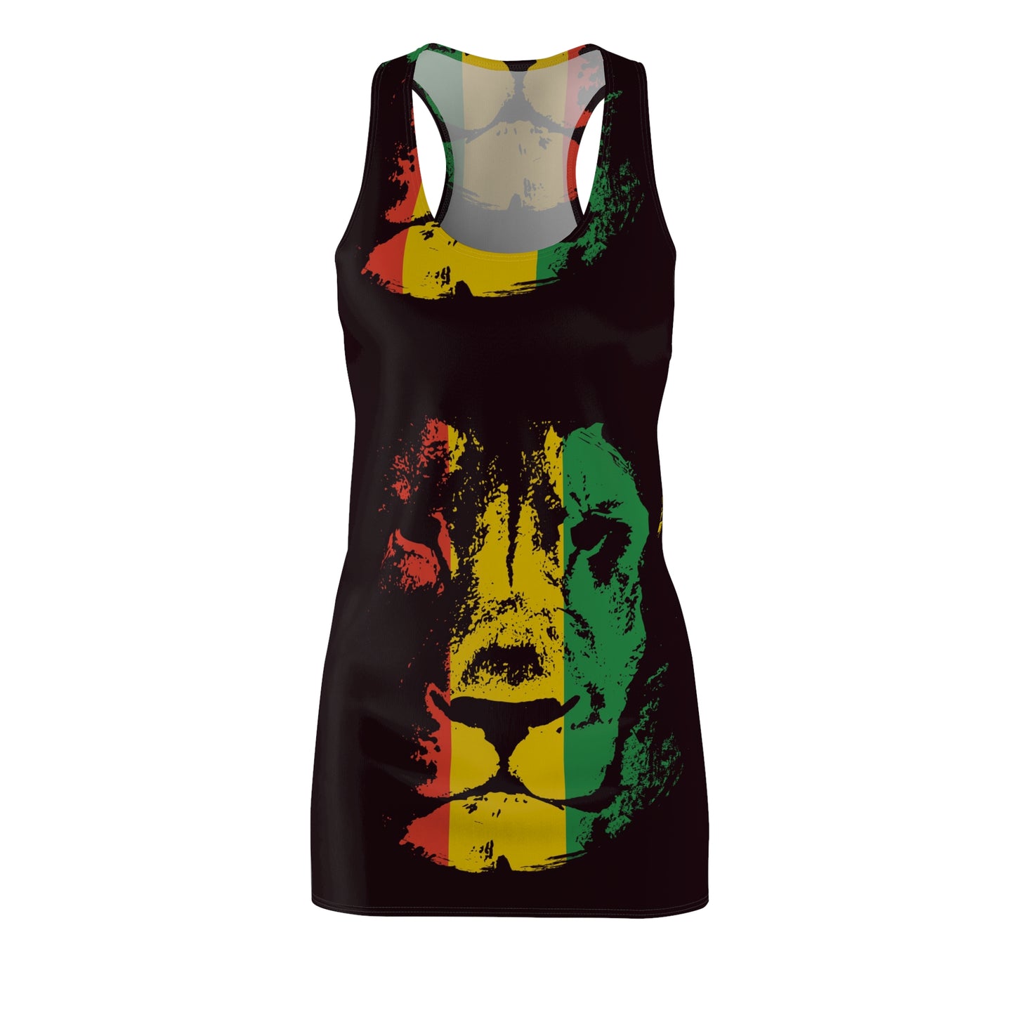 Rasta Lion-Racerback Dress