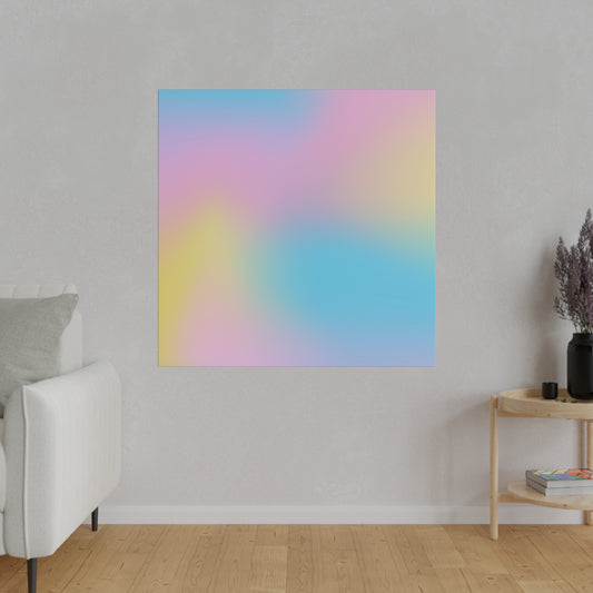 Fluffy Rainbow-Matte Canvas, Stretched 0.75