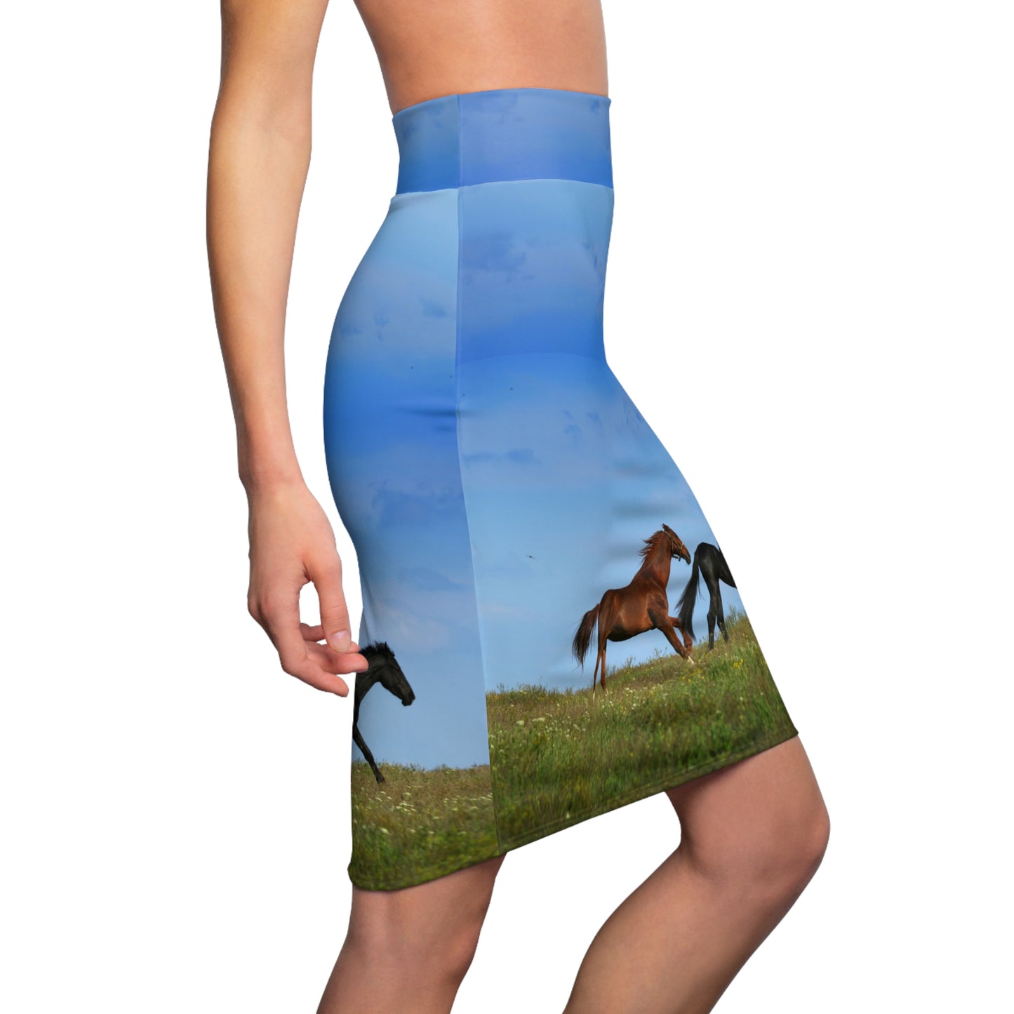 Wild Horses-Pencil Skirt