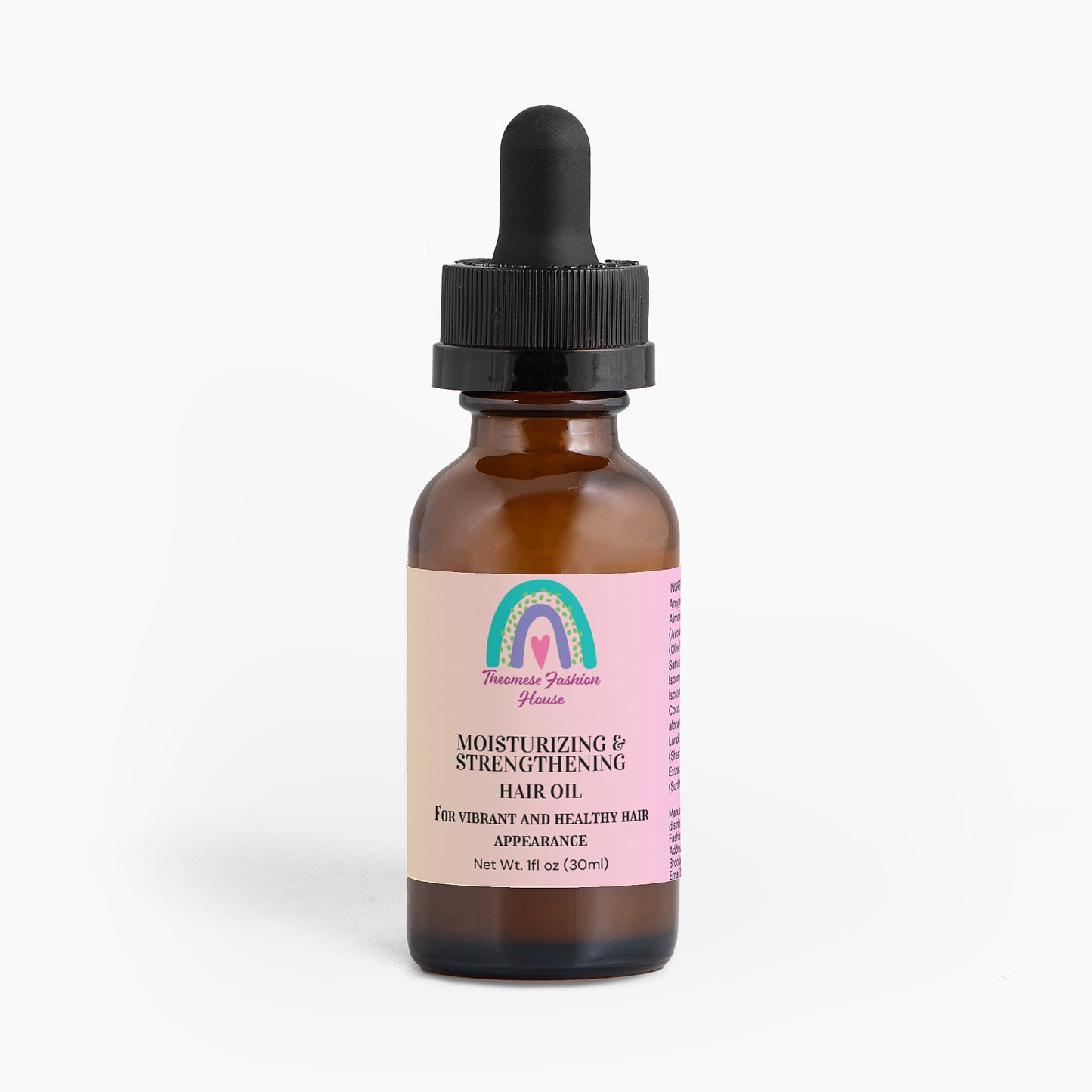 Moisturizing and Strengthening Hair Oil