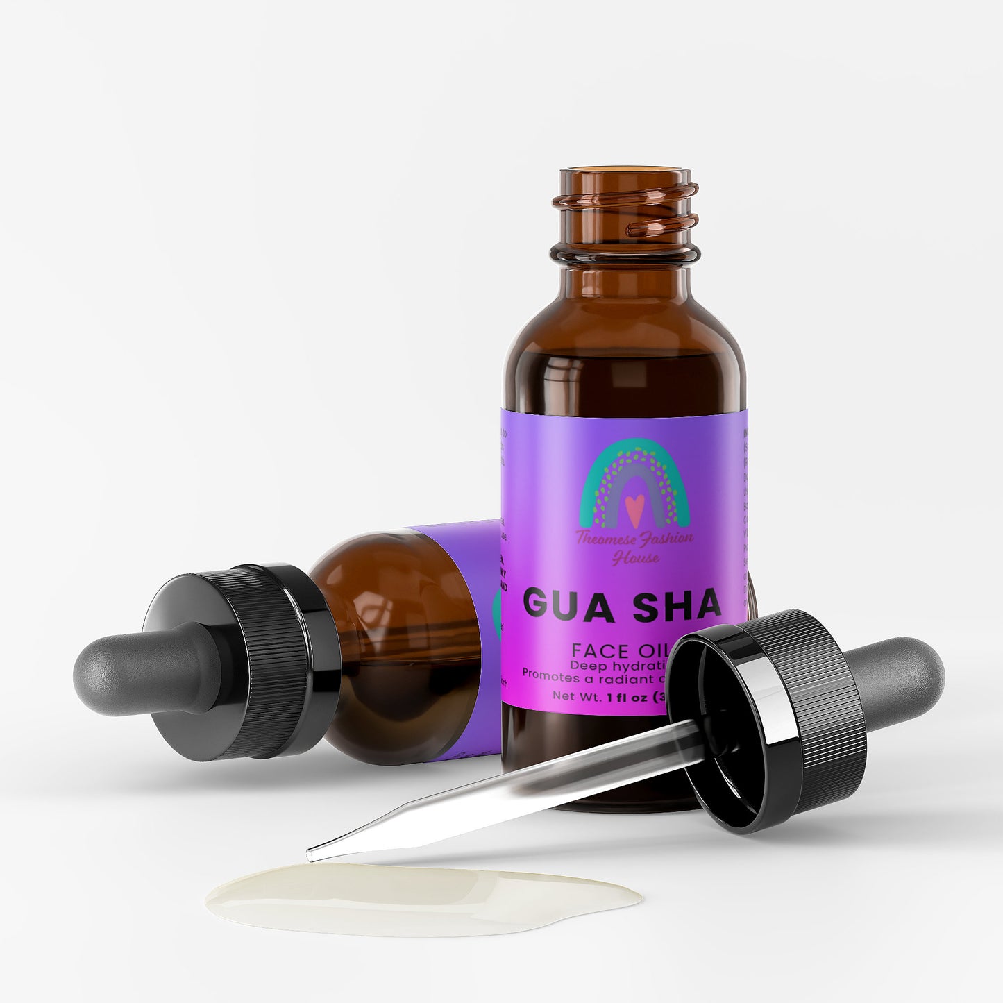 Guasha Face Oil with Aloe,Rosehip, Vitamin E