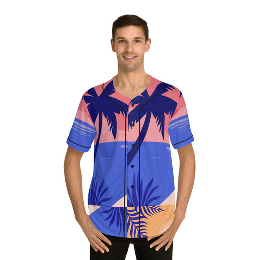 Miami Beach-Men's Jersey Blouse