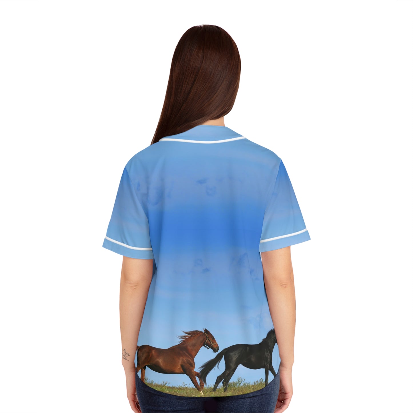 Wild Horses-Blouse (Blue front)
