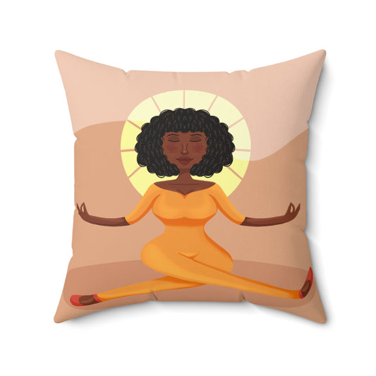 Stay in the Light-Spun Polyester Square Pillow