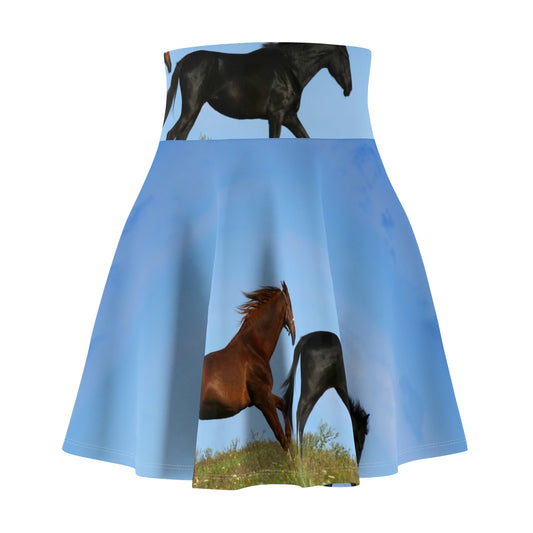 Wild Horses-Flare Skirt