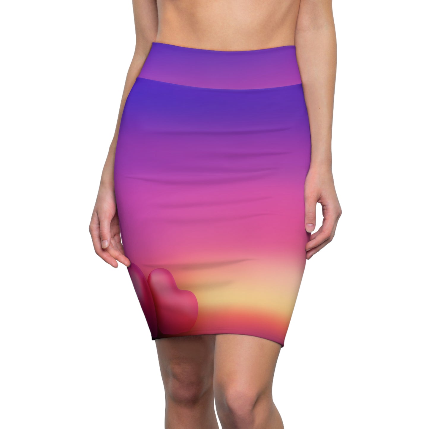 Loving Light- Pencil Skirt