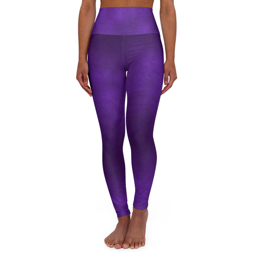 Purple -High Waisted Yoga Leggings