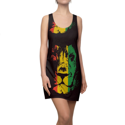 Rasta Lion-Racerback Dress