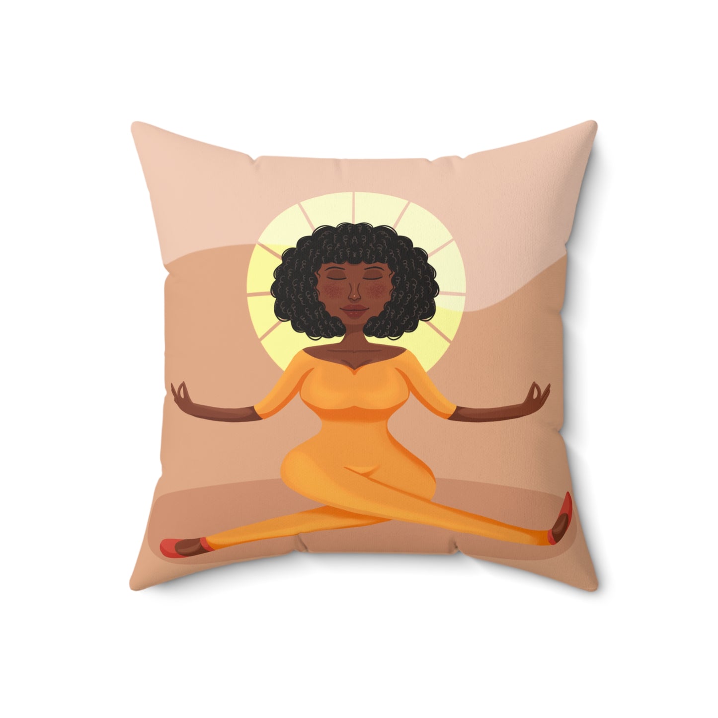 Stay in the Light-Spun Polyester Square Pillow