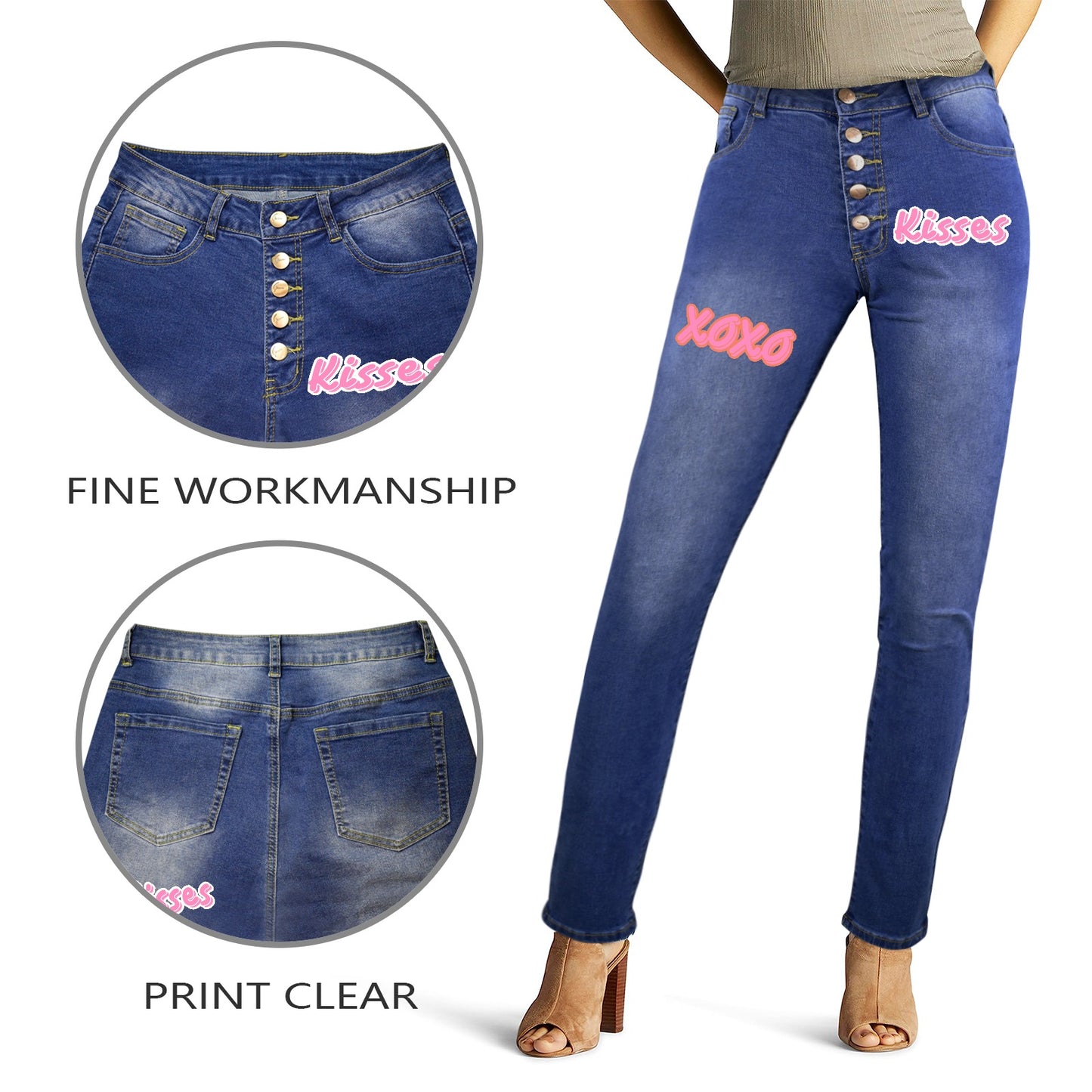 Sweet Kisses-Women's Jeans