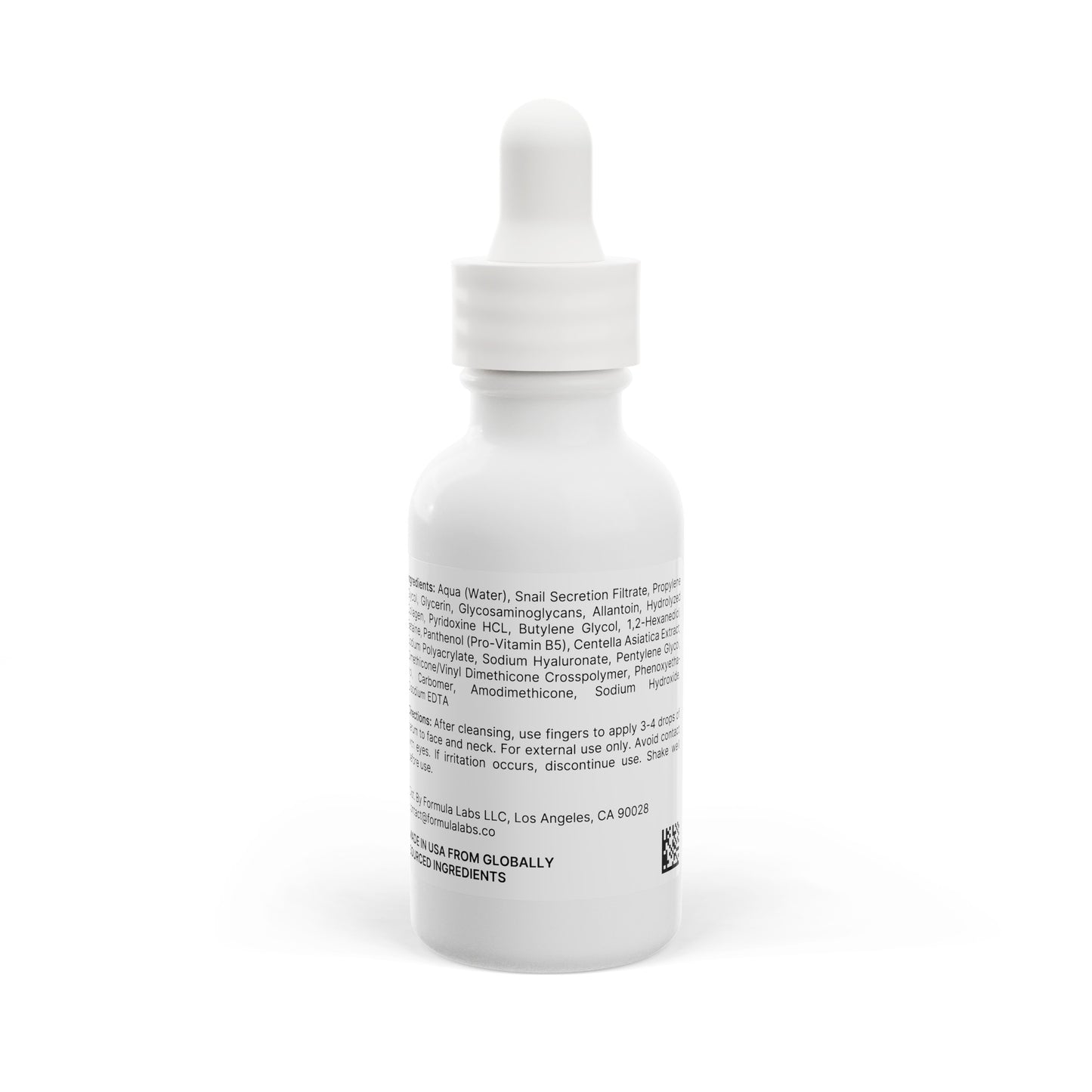 Snail Mucin Facial Serum with Pro-Vitamin B5, 1oz