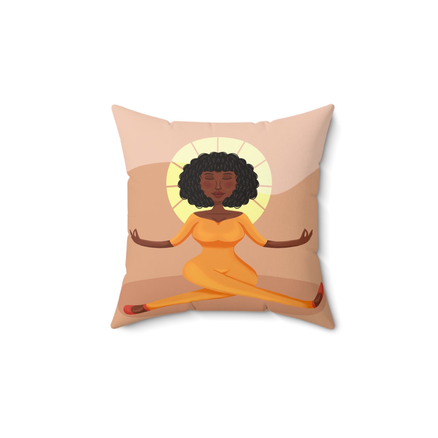 Stay in the Light-Spun Polyester Square Pillow