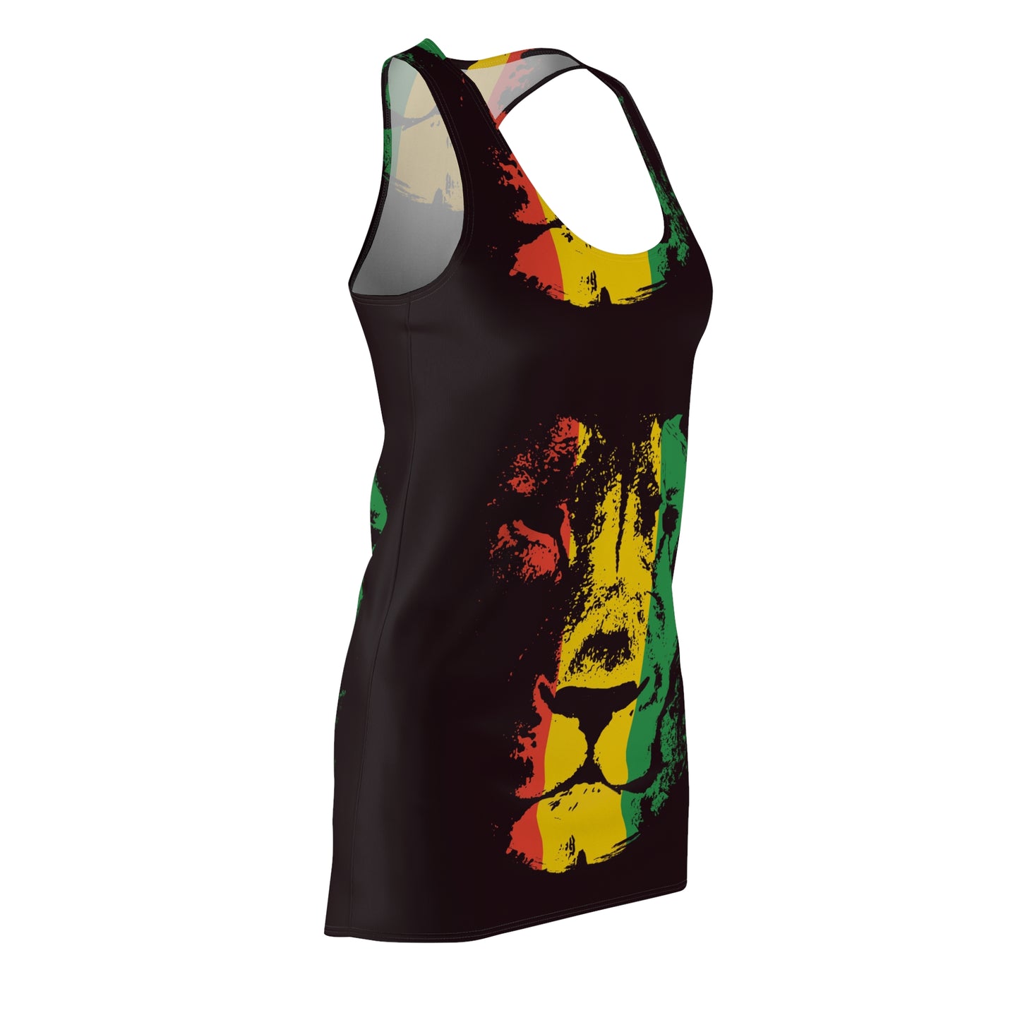 Rasta Lion-Racerback Dress