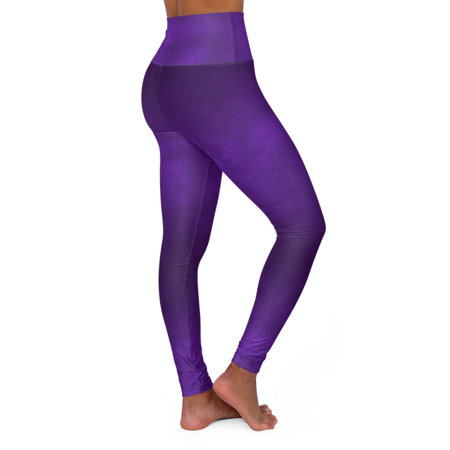 Purple -High Waisted Yoga Leggings