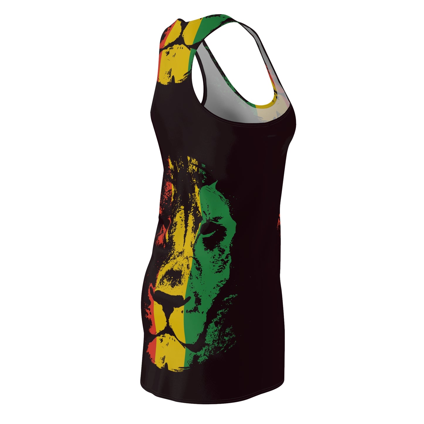 Rasta Lion-Racerback Dress