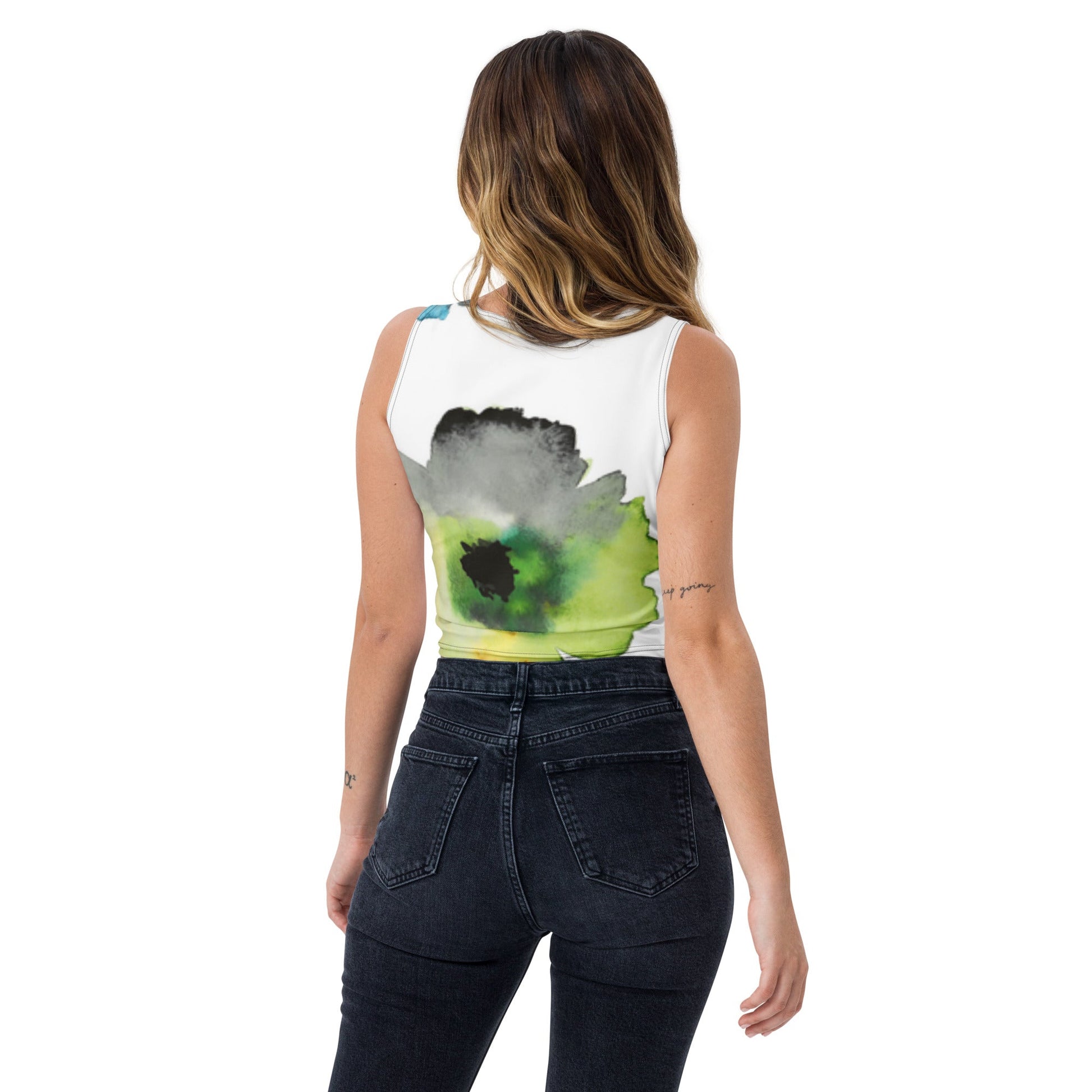 Abstract - Crop Top - Theomese Fashion House