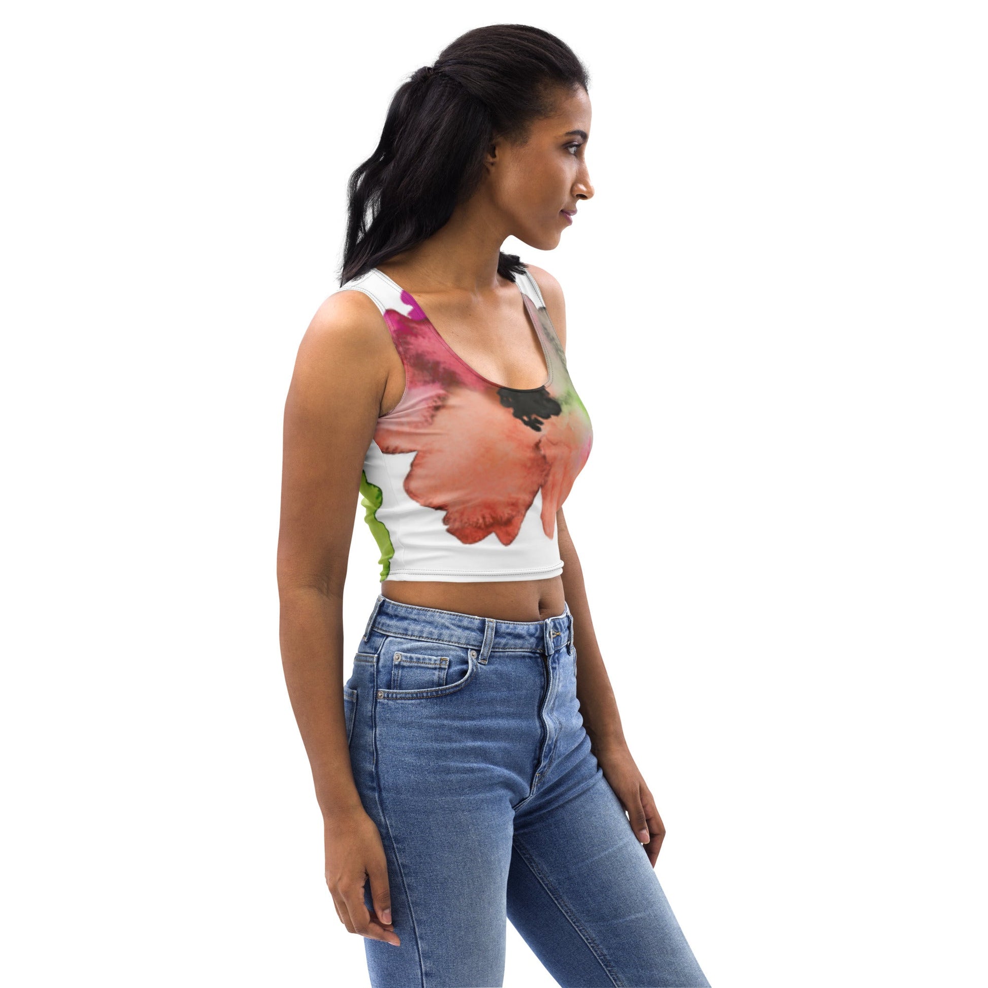 Abstract - Crop Top - Theomese Fashion House