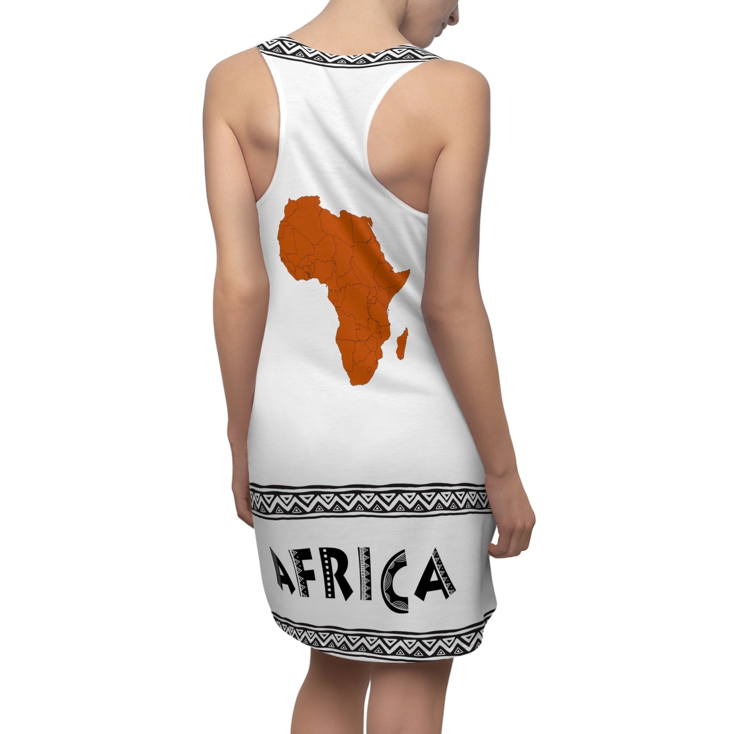 African Women Chatting - Racerback Dress - Theomese Fashion House