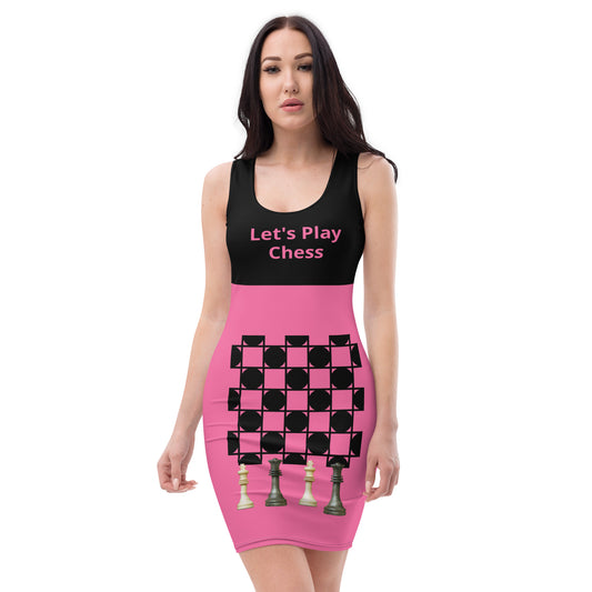 Chess Dress-Pink 2