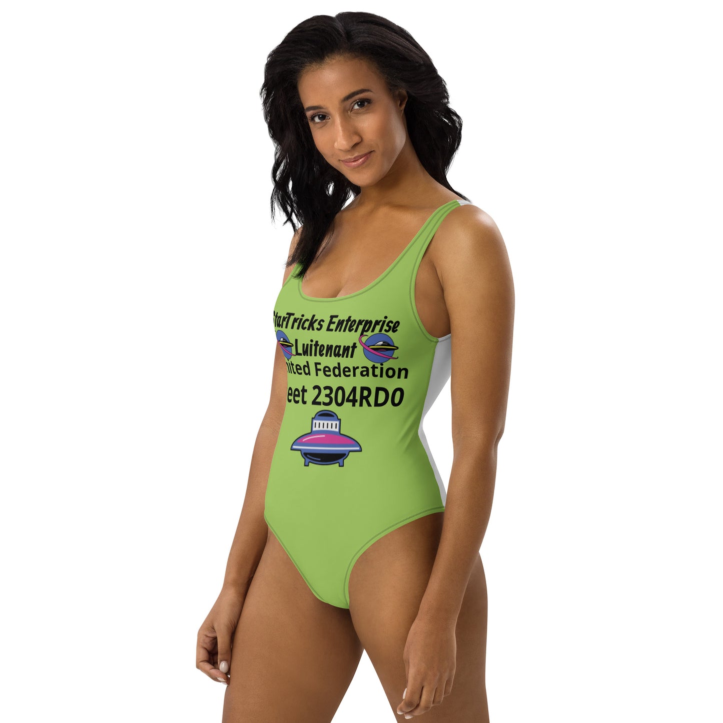 StarTricks Enterprise Uniform 5-Green Bodysuit (2 Tone)