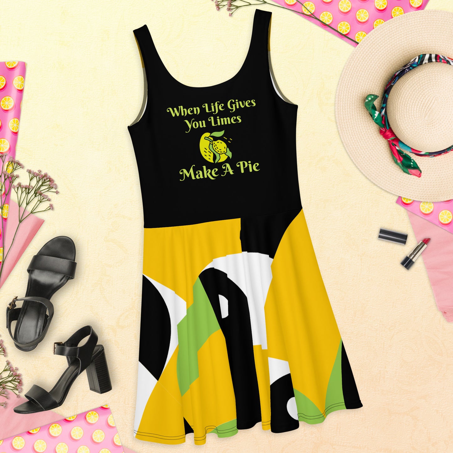 KeyLime Pie Dress-with Back Art