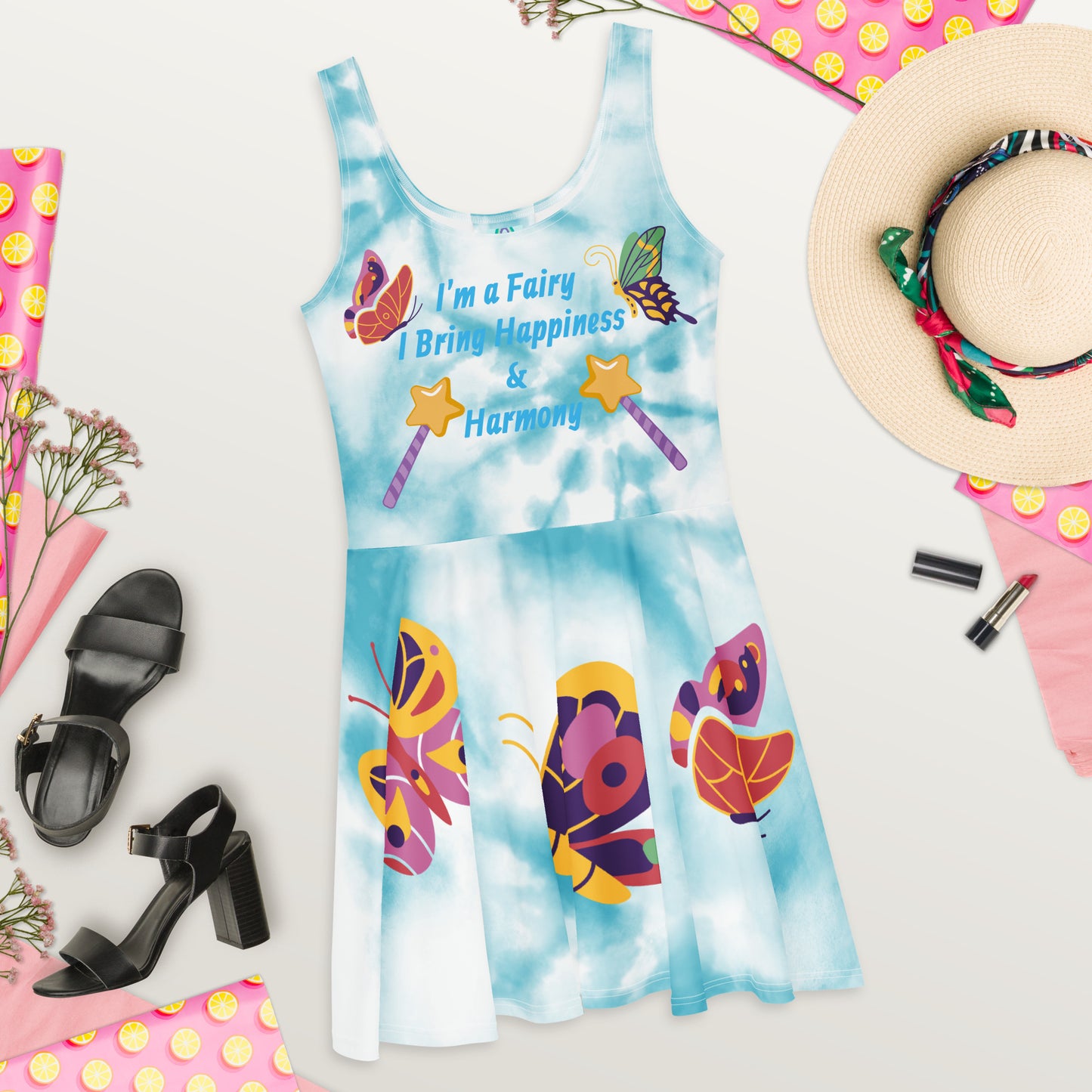 I'm A Fairy Dress- With Wands