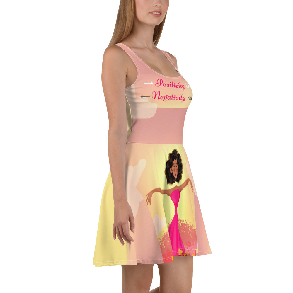 Pink Positivity-Flare Dress 2