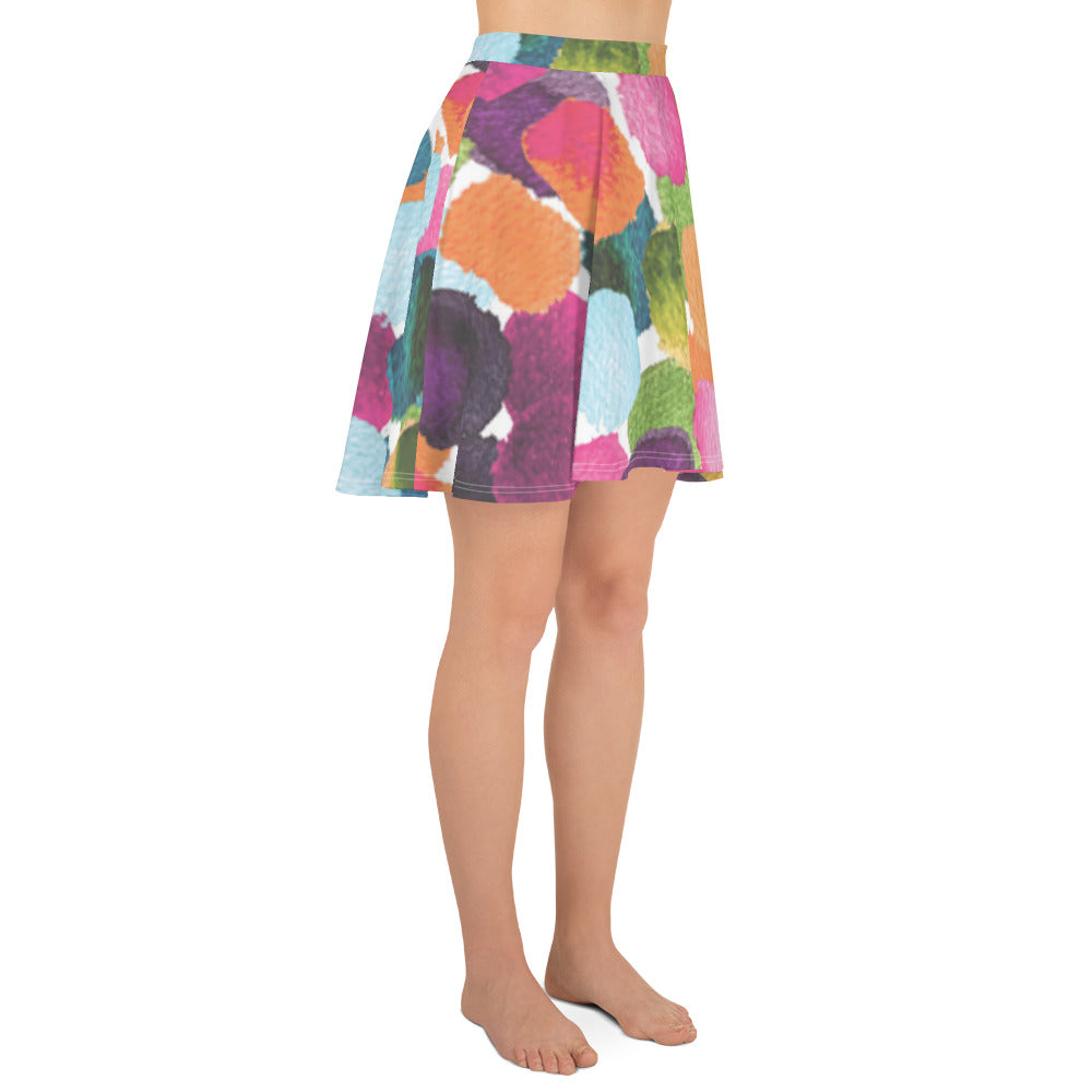 Colorful Bliss-Flare Skirt