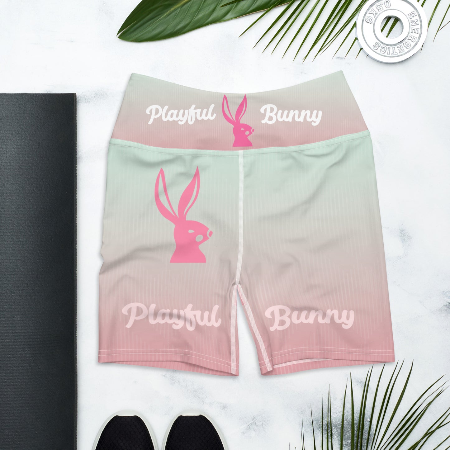 Playful Bunny-Yoga Shorts 2.0