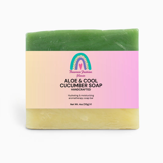 Aloe & Cool Cucumber Soap - Theomese Fashion House