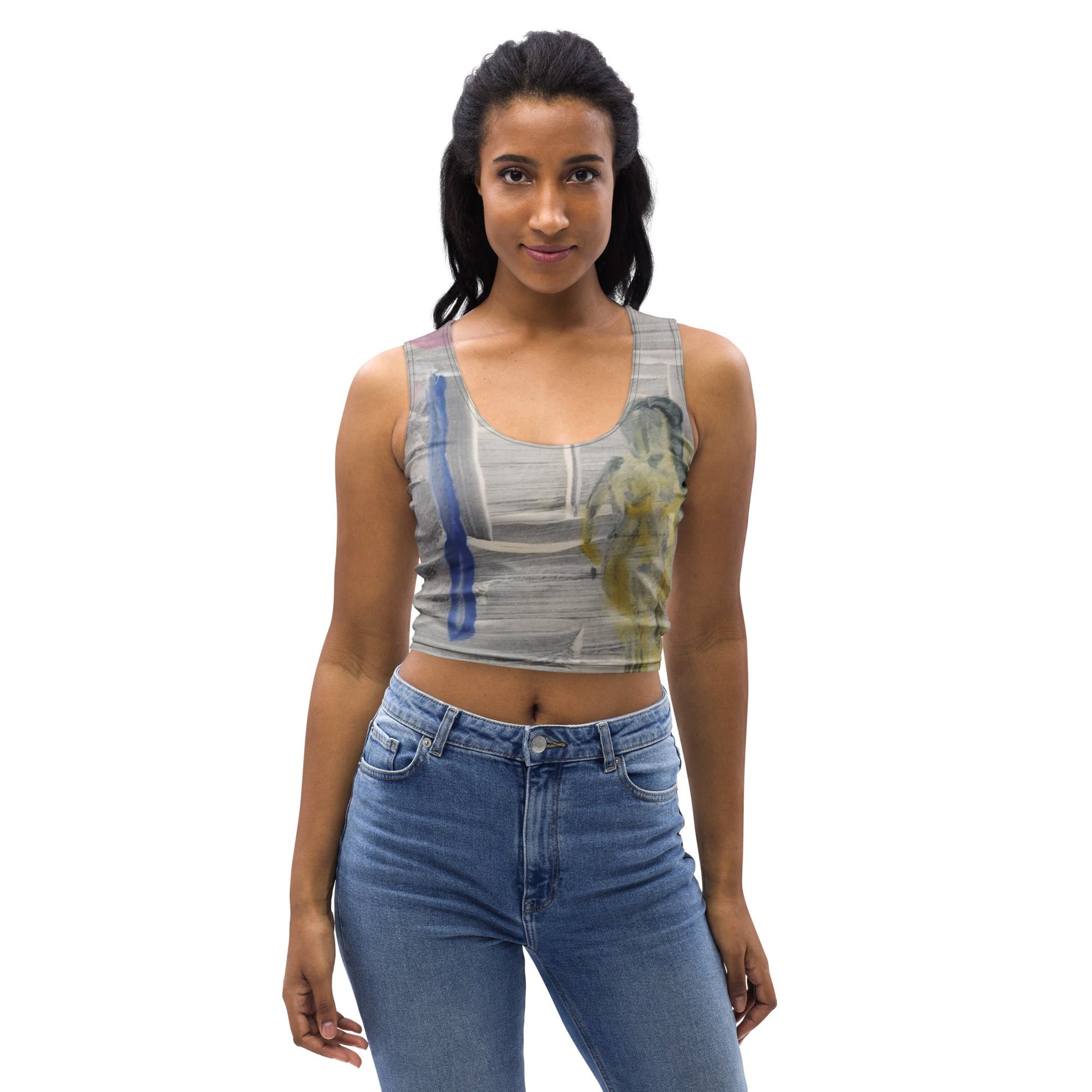 Art Galleria - Crop Top - Theomese Fashion House