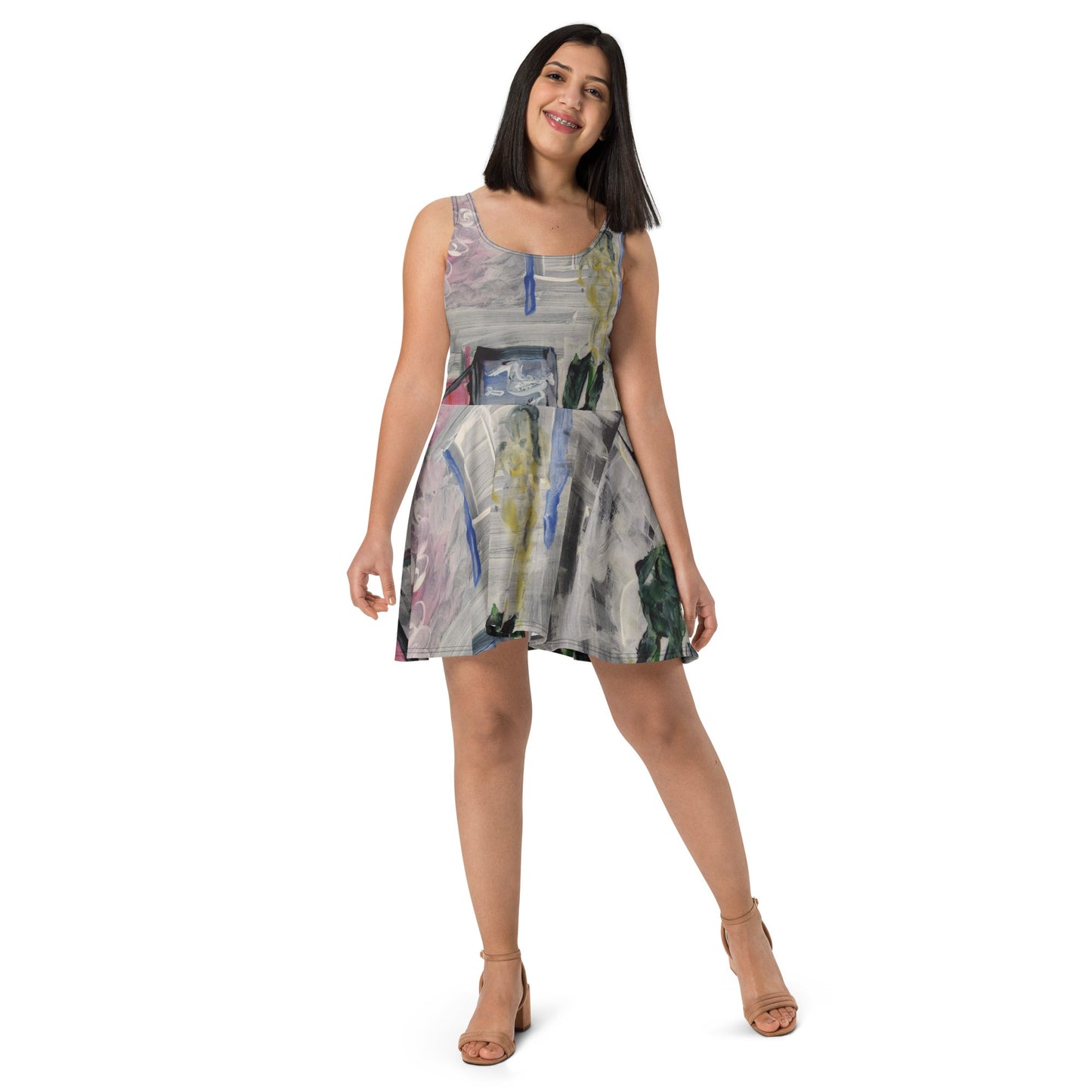 Art Galleria - Flare Dress - Theomese Fashion House