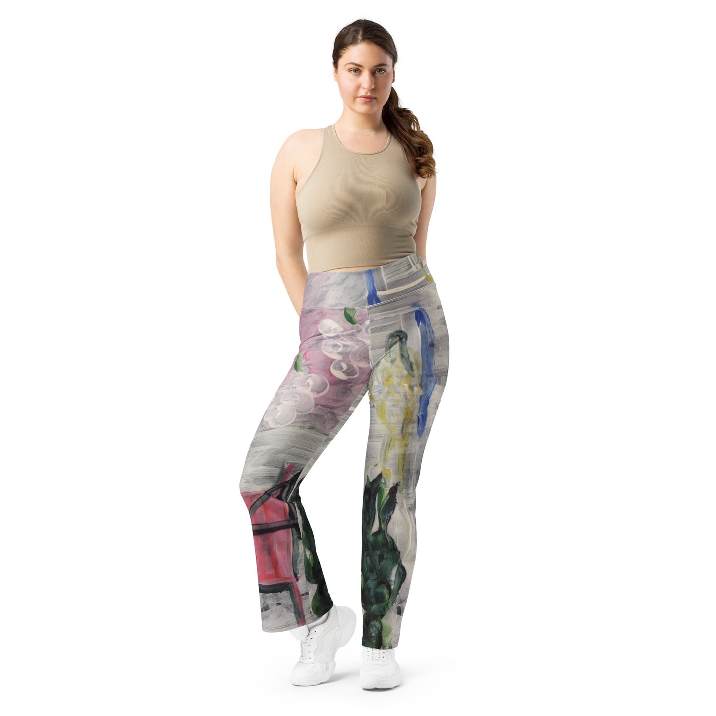 Art Galleria - Flare leggings - Theomese Fashion House