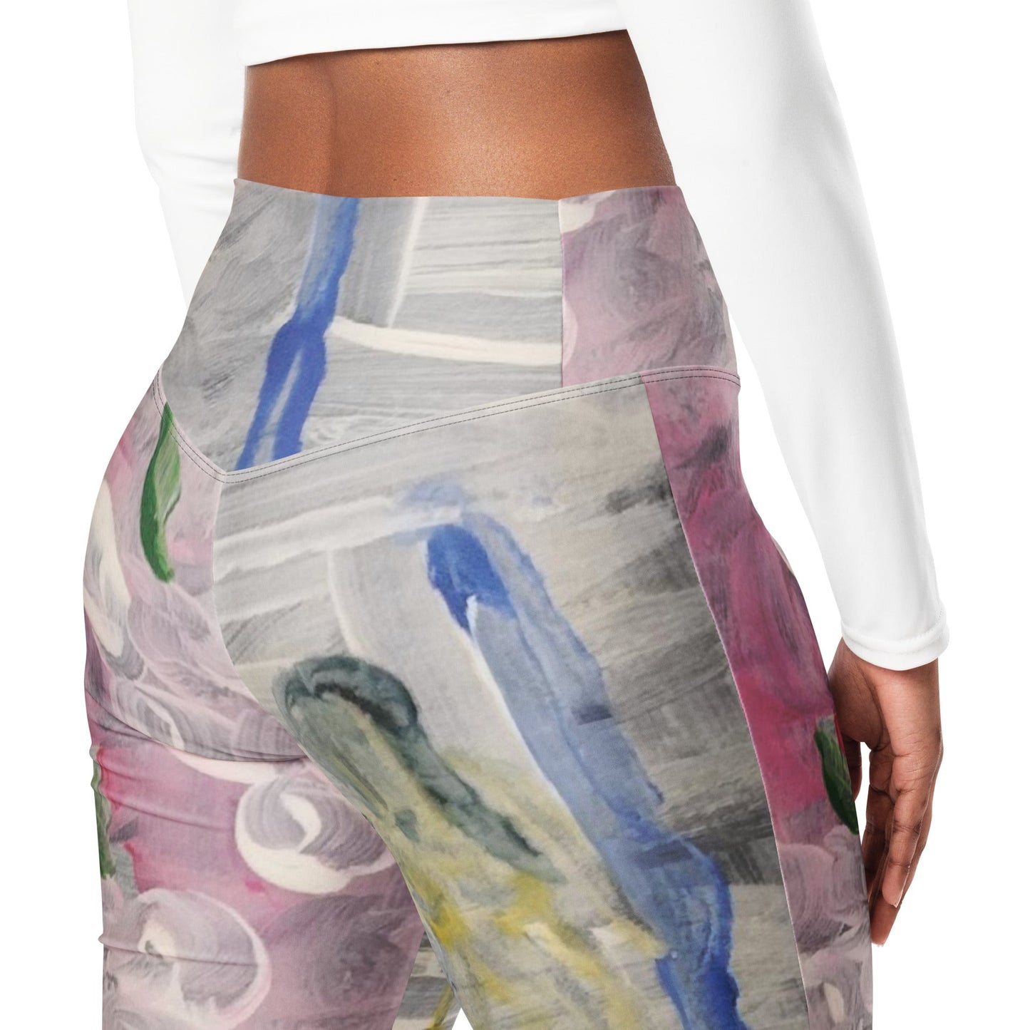 Art Galleria - Flare leggings - Theomese Fashion House